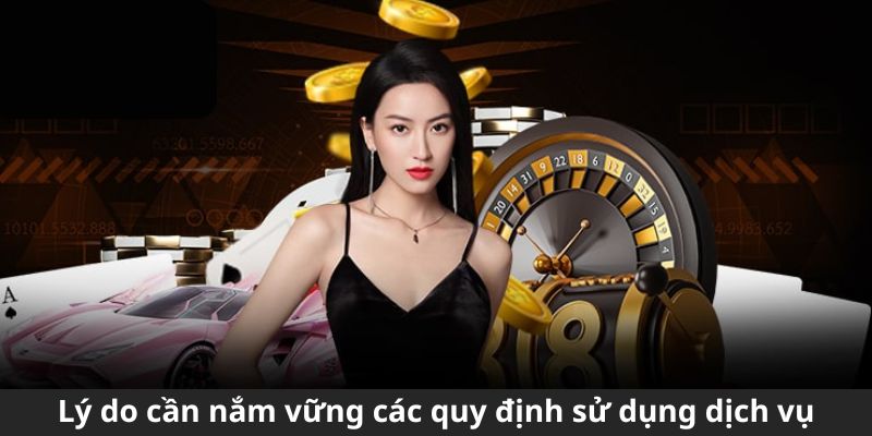 Lý do cần nắm vững các quy định sử dụng dịch vụ tại nhà cái